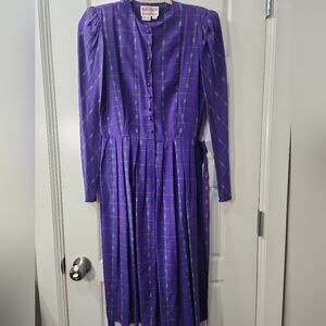 VTG Maggy London By Jeannene Booher Silk Dress